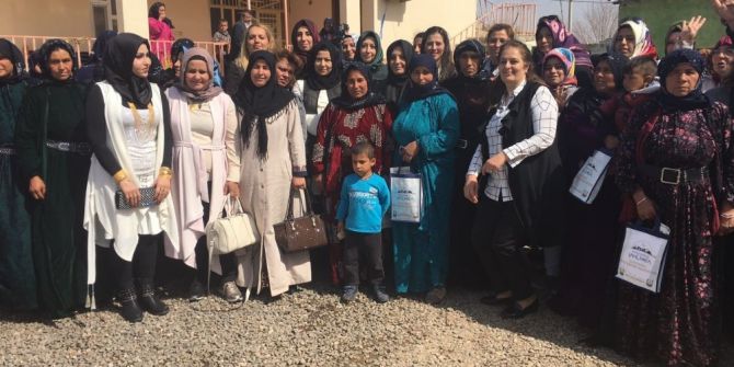 Başkan Eşleri Sahada Referandum Çalışmalarını Sürdürüyor