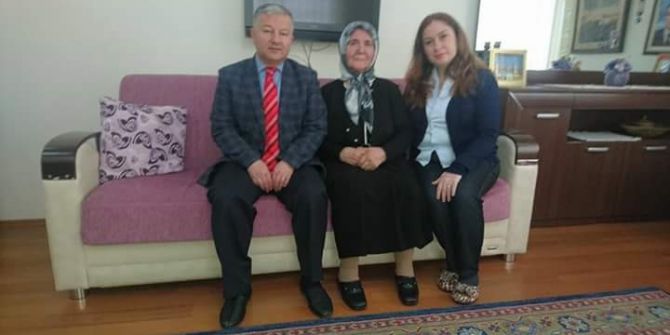 Kaymakam Murat Duru Şehit Ailelerini Ziyaret Etti