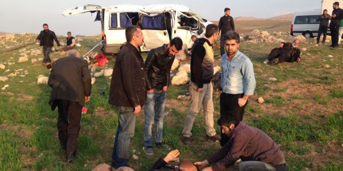 Batman’da Trafik Kazası: 1 Ölü, 10 Yaralı