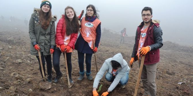 Biga’da 6 Bin Fidan Toprakla Buluştu