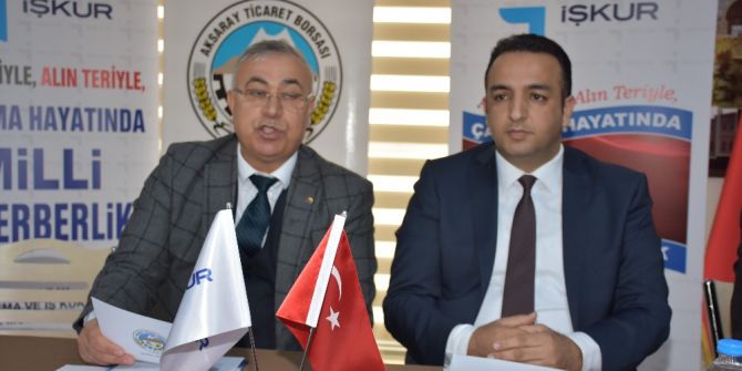Aksaray Ticaret Borsasında İstihdam Seferberliği Toplantısı