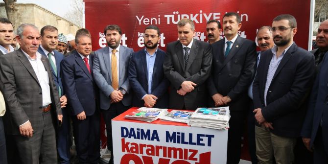 Ekinci Evet Standının Açılışını Yaptı