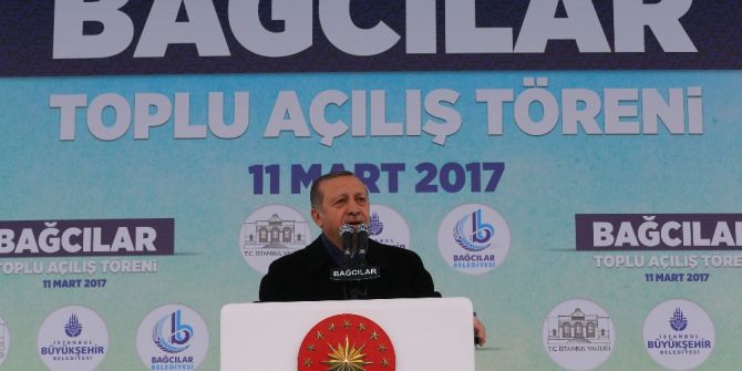 Cumhurbaşkanı Erdoğan, Bağcılar’da Toplu Açılış Törenine Katıldı