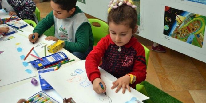 Minikler Hayallerini Resimlere Döktü