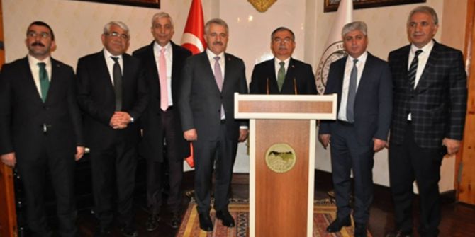 Bakan Yılmaz Ve Bakan Arslan’dan Vali Doğan’a Ziyaret