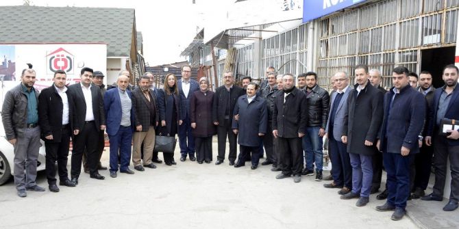 Ak Parti Heyetinden Meram Sanayi Esnafına Ziyaret