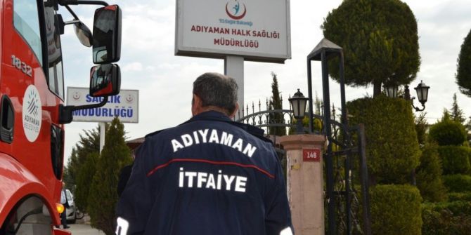 İl Halk Sağlığı Müdürlüğünde Yangın Paniği