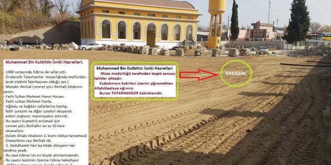 Türbe Üzerine Düğün Salonu Yapılması Edirne’yi Ayağa Kaldırdı