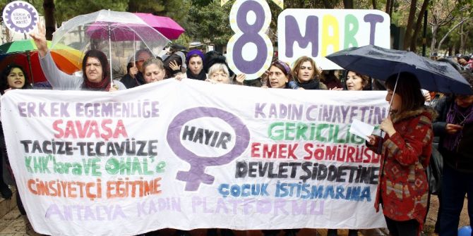 Kadınların Yürüyüşüne İzin Verilmedi