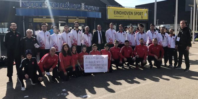 Tekvandoculardan Hollanda’ya Tepki