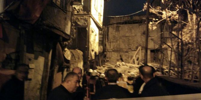 Başkent’te 2 Katlı Metruk Bina Çöktü