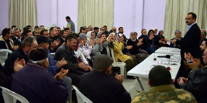 Başkan Cahan Köy Köy Gezerek “Evet” Kararının Önemini Anlatıyor