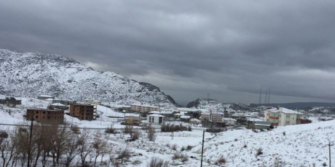 Sincik İlçesi Baharı Beklerken Kış Geldi