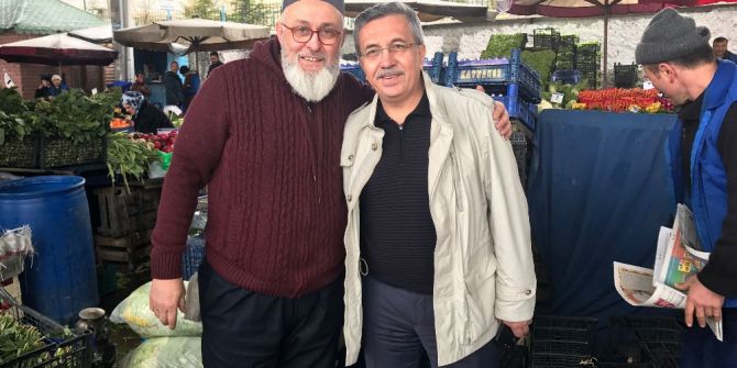 Başkan Çetin Pazar Esnafına Cumhurbaşkanlığı Sistemini Anlattı