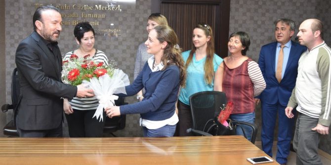 Başkan Doğan, Yabancı Uyruklu 21 Eğitimciyi Makamında Ağırladı