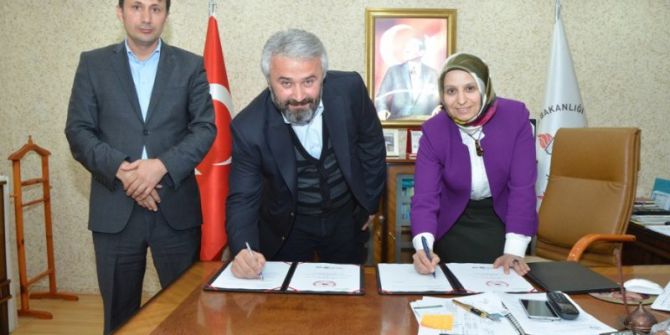 Okul Sanayi İş Birliği Protokolü İmzalandı