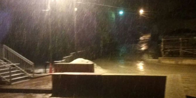 Doğanşehir’e Kar Yağdı