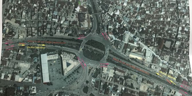 Kent Meydanı’nda Trafik Düzenlemesi