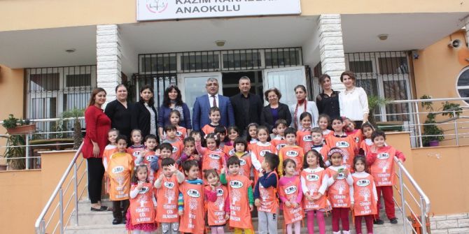 Serik’te Doğaya Uzanan Minik Eller “Türkiye Çöl Olmasın” Dedi