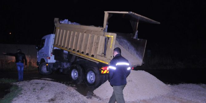 Erdemli’de Sel Nöbeti