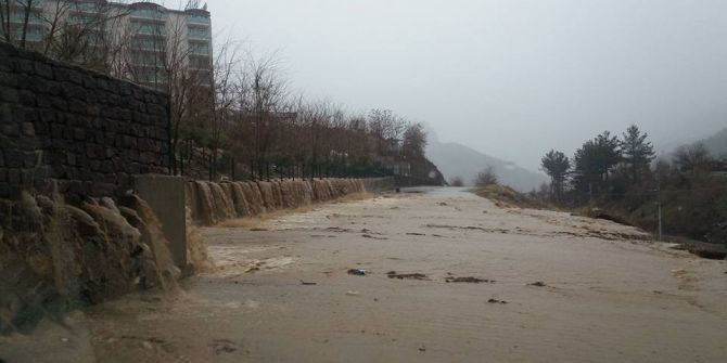 Turizm Köyü Sel Sularına Teslim Oldu