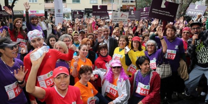 Kadınlar Gaziemir’de ’Hakları’ İçin Koştu