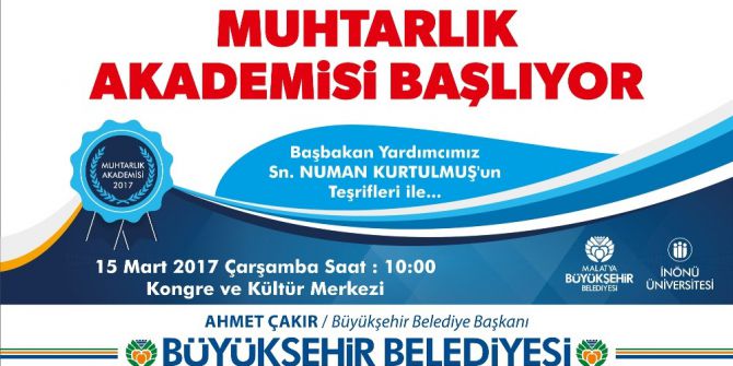 ‘Muhtar Akademisi’ Çarşamba Günü Başlıyor