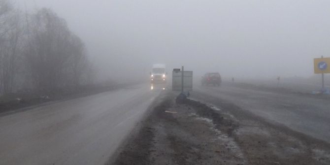 Zonguldak-istanbul Karayolunda Yoğun Sis Oluştu