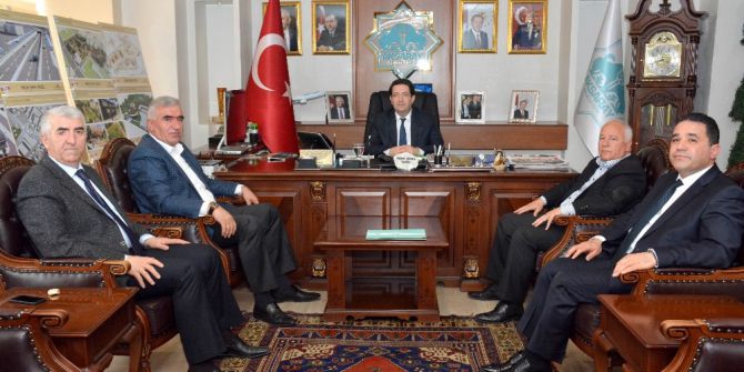 Mhp Ve Ülkü Ocakları’ndan Başkan Yazgı’ya Destek Ziyareti