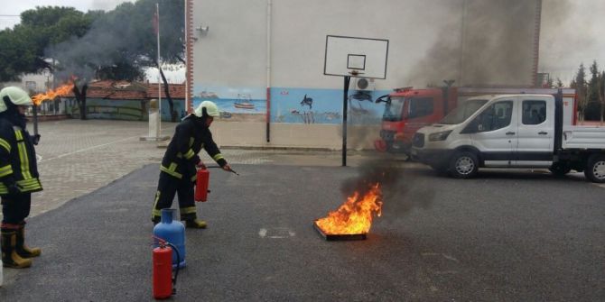Akhisar’da 25 Okula Yangın Eğitimi