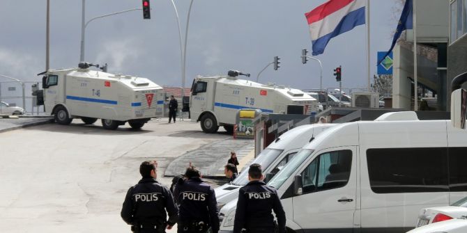 Hollanda Büyükelçiliği Önündeki Güvenlik Önlemleri Devam Ediyor