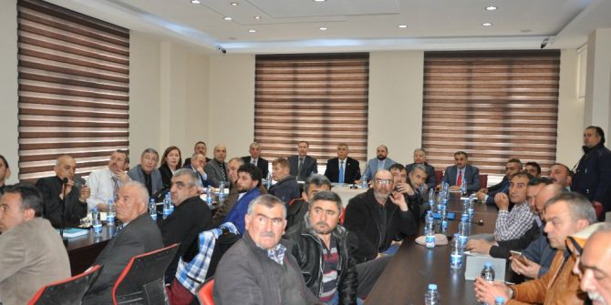 Develi Ovası Sağ Sahil Sulaması İçin İstişare Yapıldı