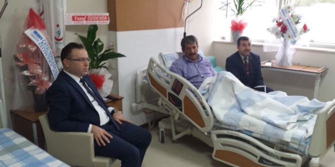 Kaymakam Zederoğlu Hastaları Ziyaret Etti