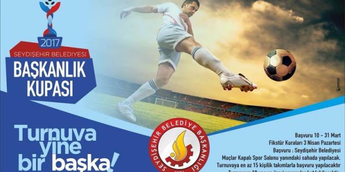 Seydişehir’de Başkanlık Kupası Futbol Turnuvası Başlıyor