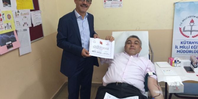 Başkan Fatih Çalışkan’dan Kan Bağışına Destek