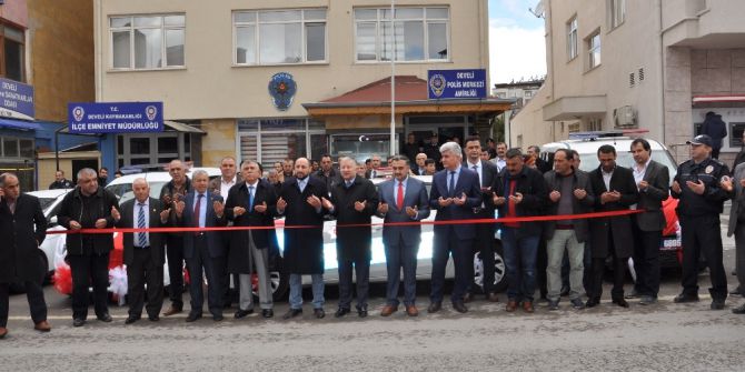 Develi Emniyetine 3 Adet Araç Hibe Edildi