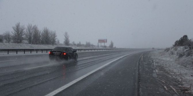 Bolu’da Kar Yağışı Başladı