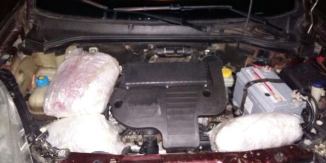 Bingöl’de Otomobil Motorunda Uyuşturucu Ele Geçirildi