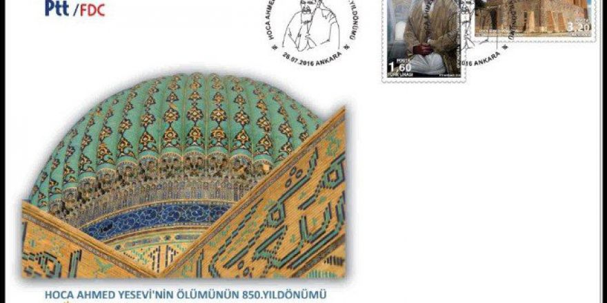 Ahmet Yesevi Üniversitesi Ve Ptt’den, Hoca Ahmet Yesevi İçin Anma Pulu