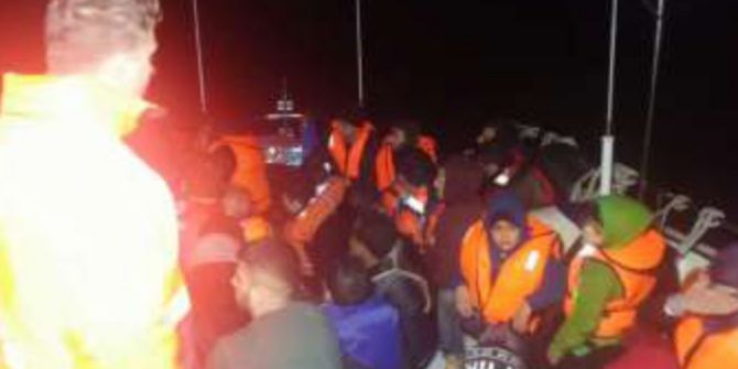 Kuşadası Ve Didim’de Aralarında Çocuk Ve Hamile Kadın Bulunan 51 Kaçak Göçmen Yakalandı