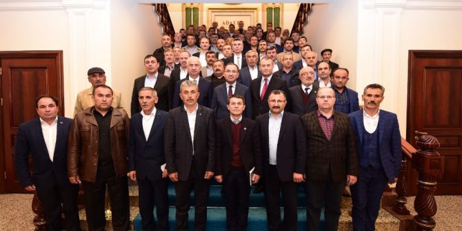 Bakan Bozdağ, Muhtarları Ağırladı