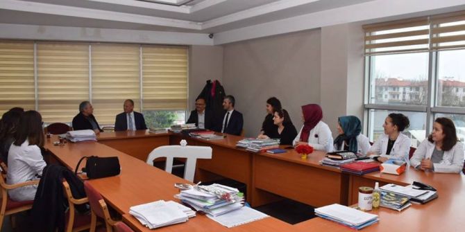 Başkan Mehmet Keleş Kültür Kolejini Ziyaret Eti