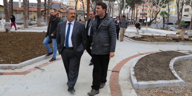Başkan Uysal Park Çalışmalarını Kontrol Etti