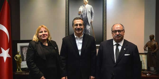 Kamu-der Genel Başkanı Baştuğ, Başkan Ataç’ı Ziyaret Etti