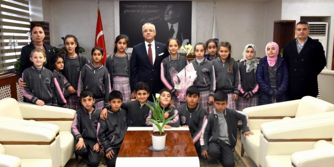 Öğrencilerden Başkan Kayda’ya Teşekkür