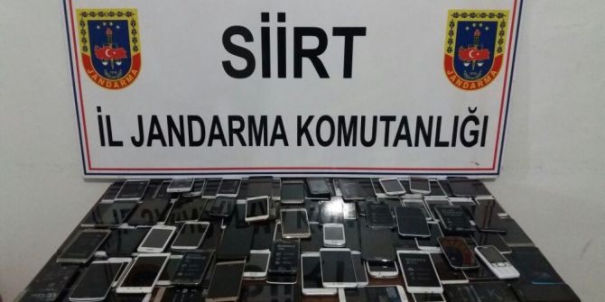 Siirt’te 117 Adet Kaçak Telefon Ele Geçirildi