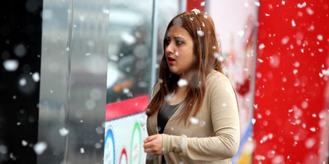 Kayseri’de Mart Ayında Kar Sürprizi