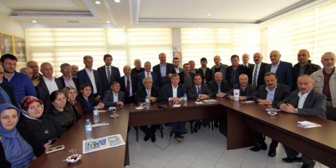 Ak Parti İl Başkanı Revi, Maçka İlçe Başkanlığı’nda Konuştu