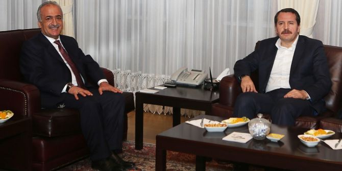 Memur-sen Genel Başkanı Ali Yalçın’dan, Rektör Çomaklı’ya Ziyaret