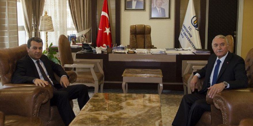 Vali Çelik’ten Rektör Gönen’e İade-i Ziyaret